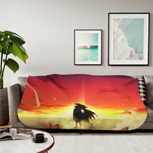 Load image into Gallery viewer, Natsu and Lucy (Fairy Tail) Sherpa Blanket
