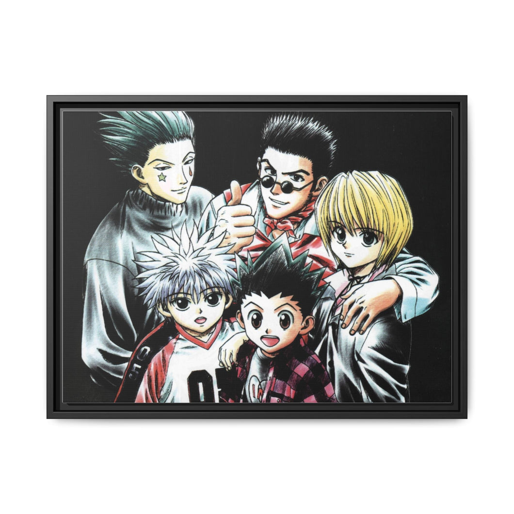 Hunter x Hunter Killua Zoldyck, Kurapika Canvas Framed Art Print