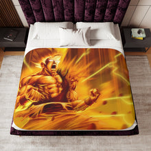 Load image into Gallery viewer, Anime Dragon Ball Z Sherpa Blanket
