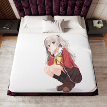 Load image into Gallery viewer, Nao Tomori sitting Sherpa Blanket
