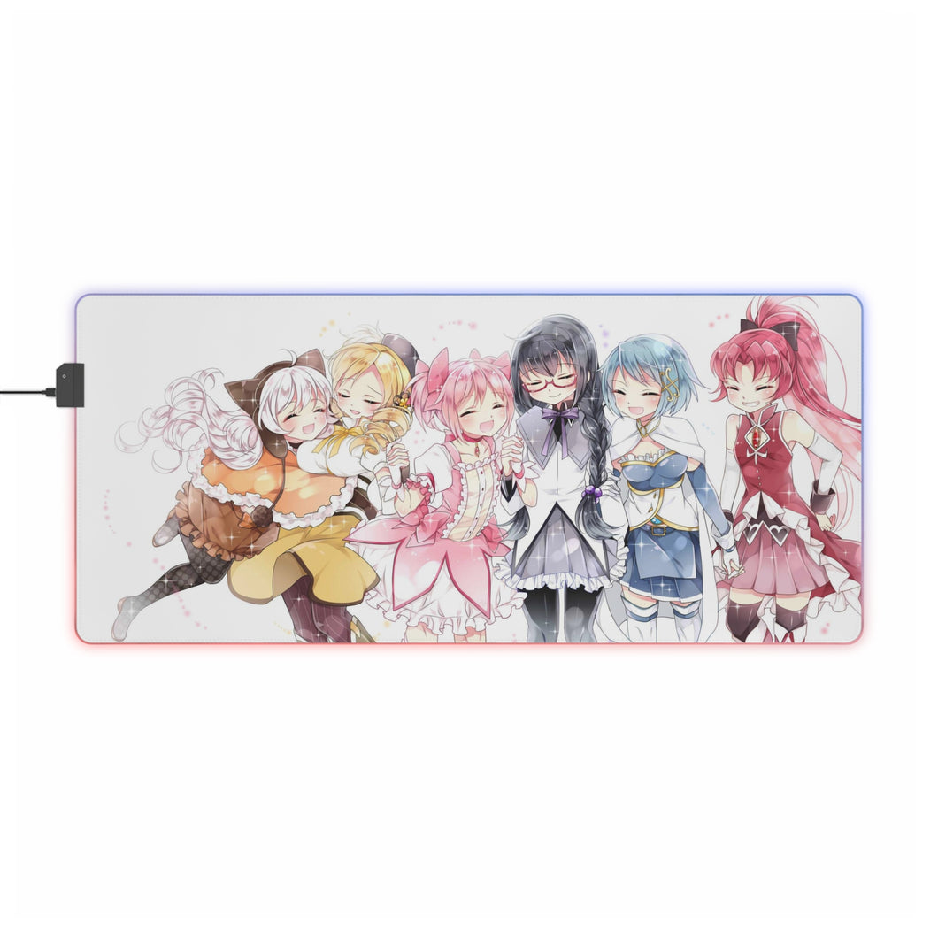 Puella Magi Madoka Magica RGB LED Mouse Pad (Desk Mat)