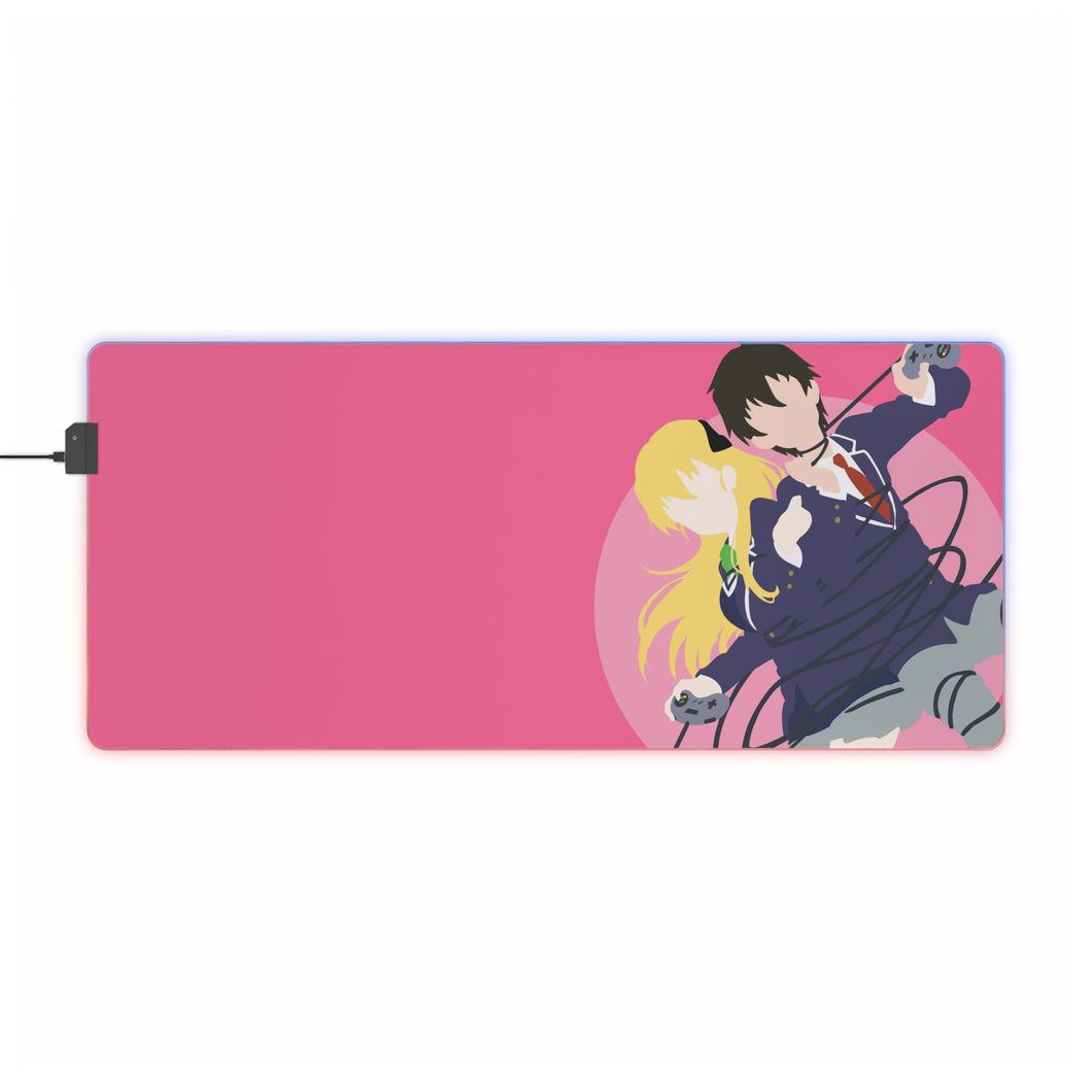 Gamers! Karen Tendou, Keita Amano RGB LED Mouse Pad (Desk Mat)