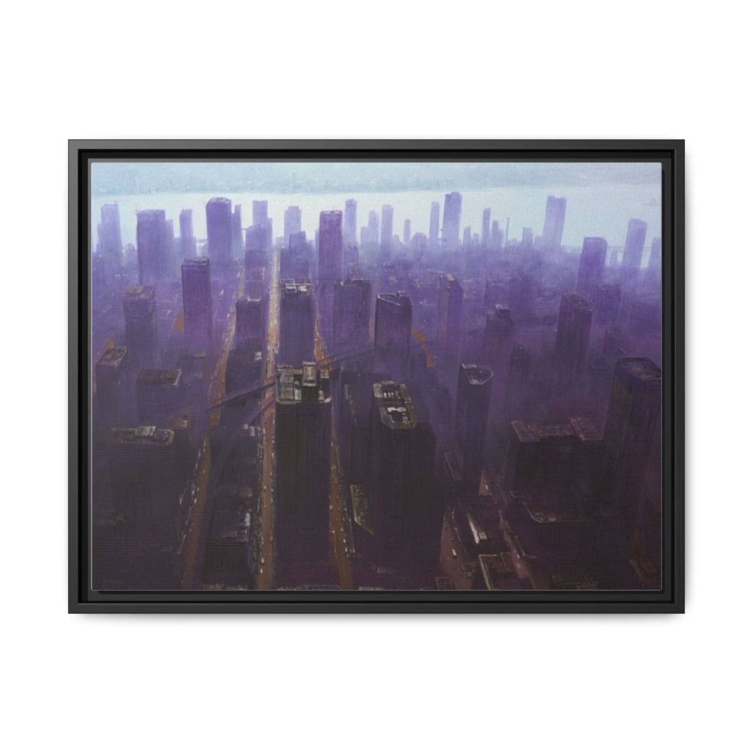 Anime Cowboy Bebopr Canvas Framed Art Print