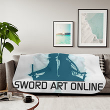 Load image into Gallery viewer, Sword Art Online(Kirito and Asuna) Sherpa Blanket
