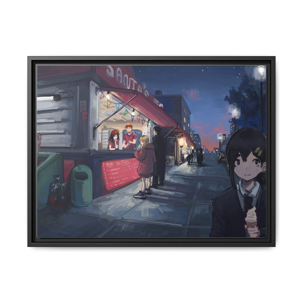Chainsaw Man Canvas Framed Art Print