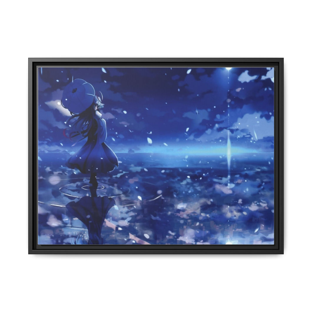 Anime Touhou Canvas Framed Art Print