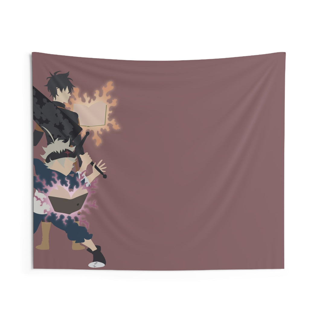 Black Clover Asta, Yuno Indoor Wall Tapestry