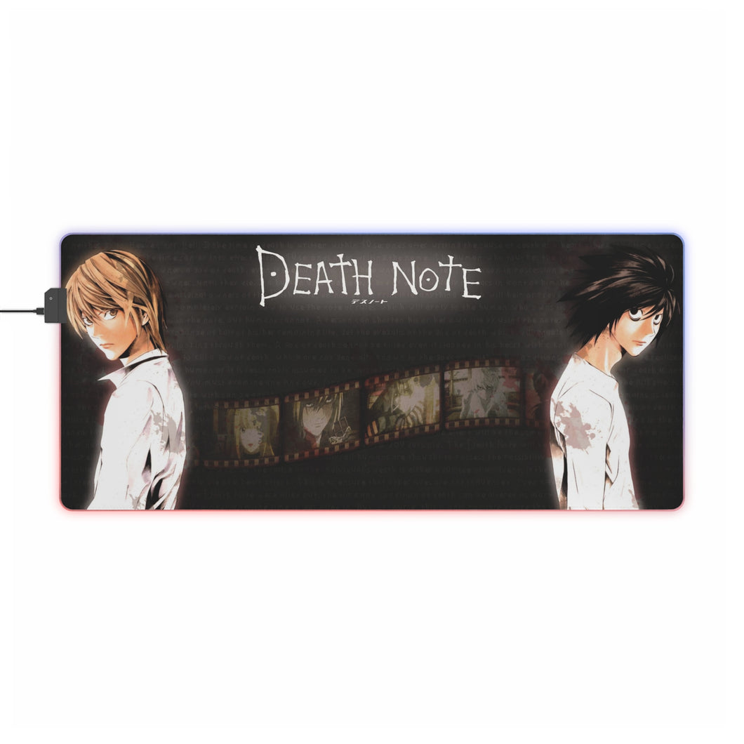 Anime Death Note RGB LED Mouse Pad (Desk Mat)