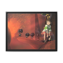 Load image into Gallery viewer, Anime Spirited Away Canvas Framed Art Print
