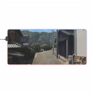 Anime Road RGB LED Mouse Pad (Desk Mat)