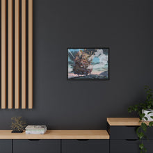 Load image into Gallery viewer, The walking castle Canvas Framed Art Print
