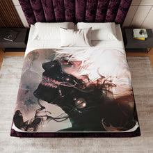 Load image into Gallery viewer, Anime Tokyo Ghoul Sherpa Blanket
