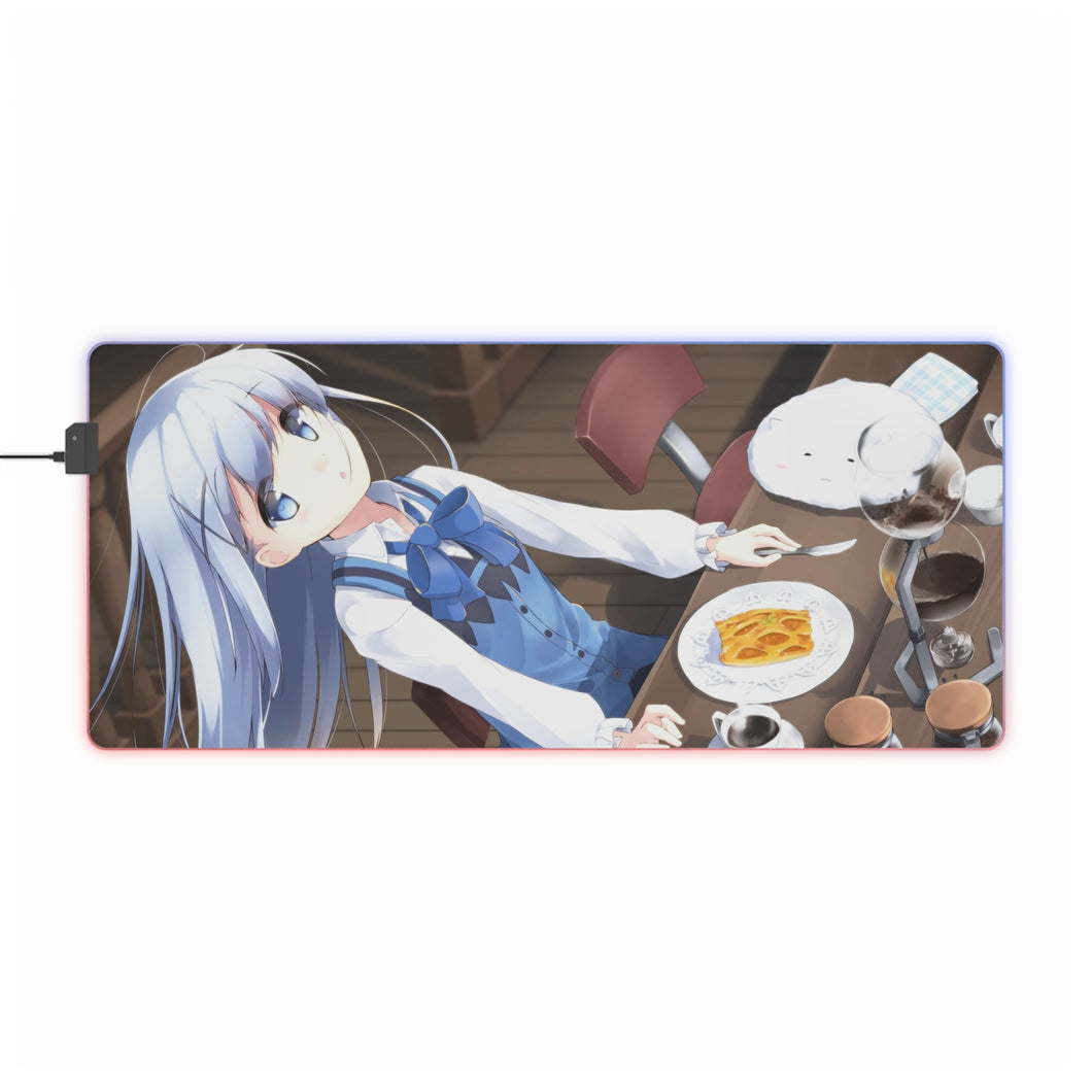 Is The Order A Rabbit? RGB LED Mouse Pad (Desk Mat)