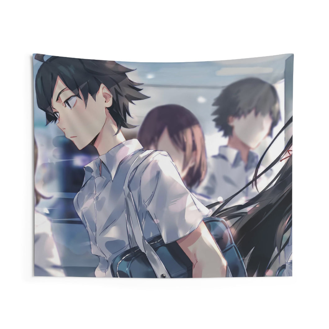 My Teen Romantic Comedy SNAFU Hachiman Hikigaya, Yukino Yukinoshita Indoor Wall Tapestry