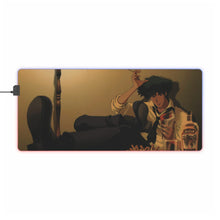 Load image into Gallery viewer, Spike Spiegel RGB LED Mouse Pad (Desk Mat)

