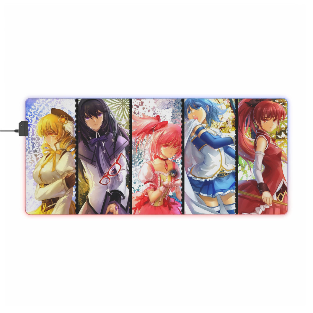 Puella Magi Madoka Magica RGB LED Mouse Pad (Desk Mat)