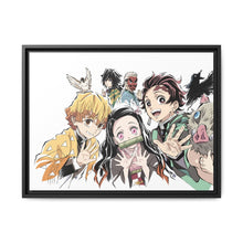 Load image into Gallery viewer, Demon Slayer: Kimetsu no Yaiba Canvas Framed Art Print
