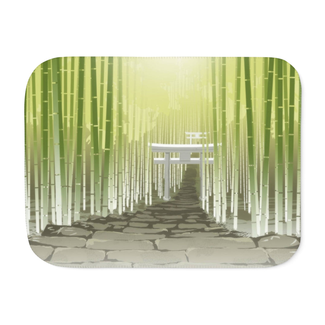 Bamboo Road Sherpa Blanket