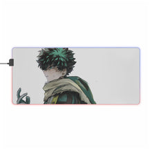 Load image into Gallery viewer, My Hero Academia Izuku Midoriya RGB LED Mouse Pad (Desk Mat)
