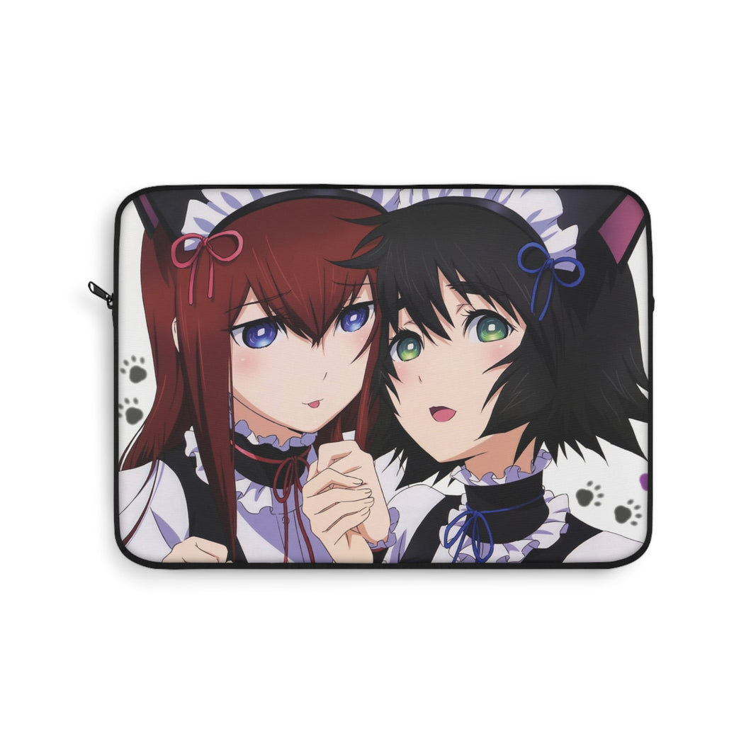 Makise and Mayuri Cosplay Laptop Sleeve