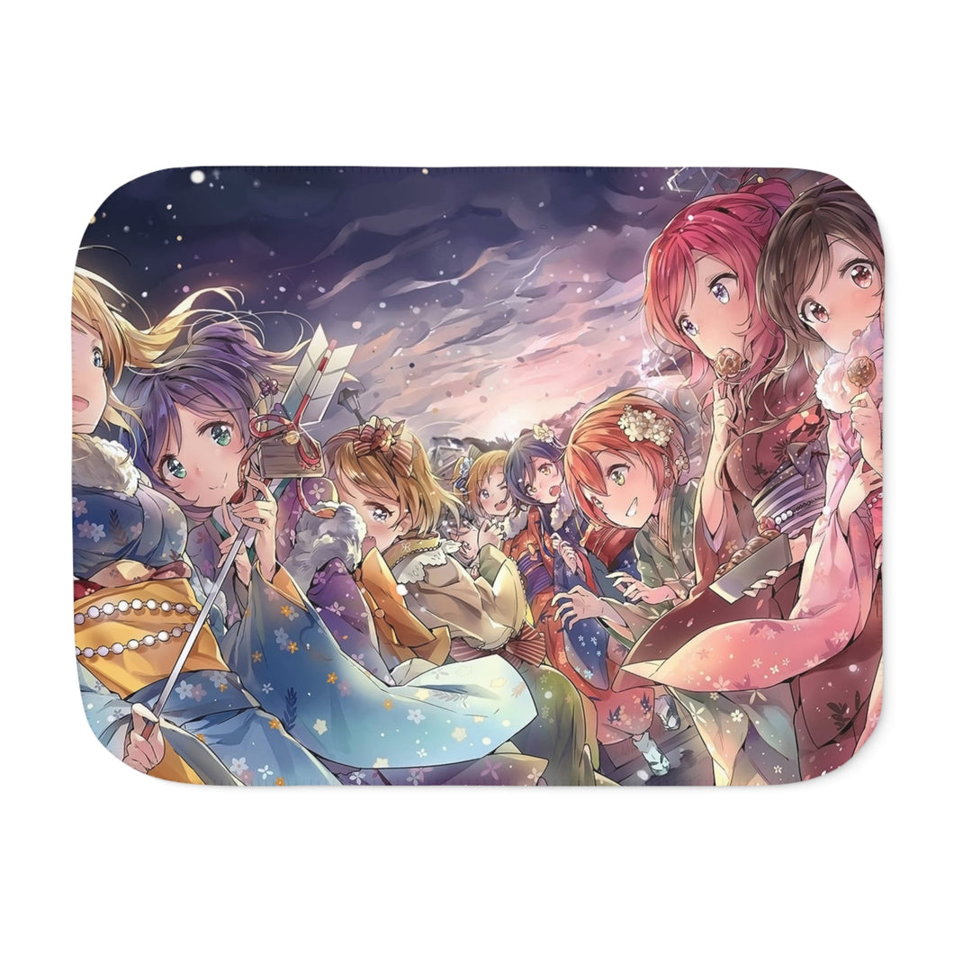 Anime Love Live! Sherpa Blanket