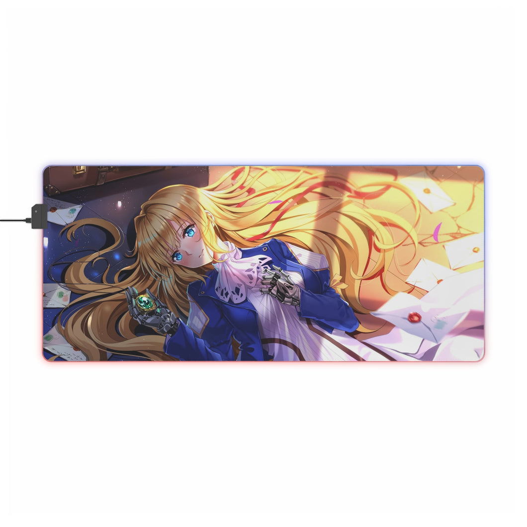 Violet Evergarden Violet Evergarden, Violet Evergarden RGB LED Mouse Pad (Desk Mat)