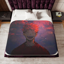 Load image into Gallery viewer, Anime Jujutsu Kaisen Sherpa Blanket
