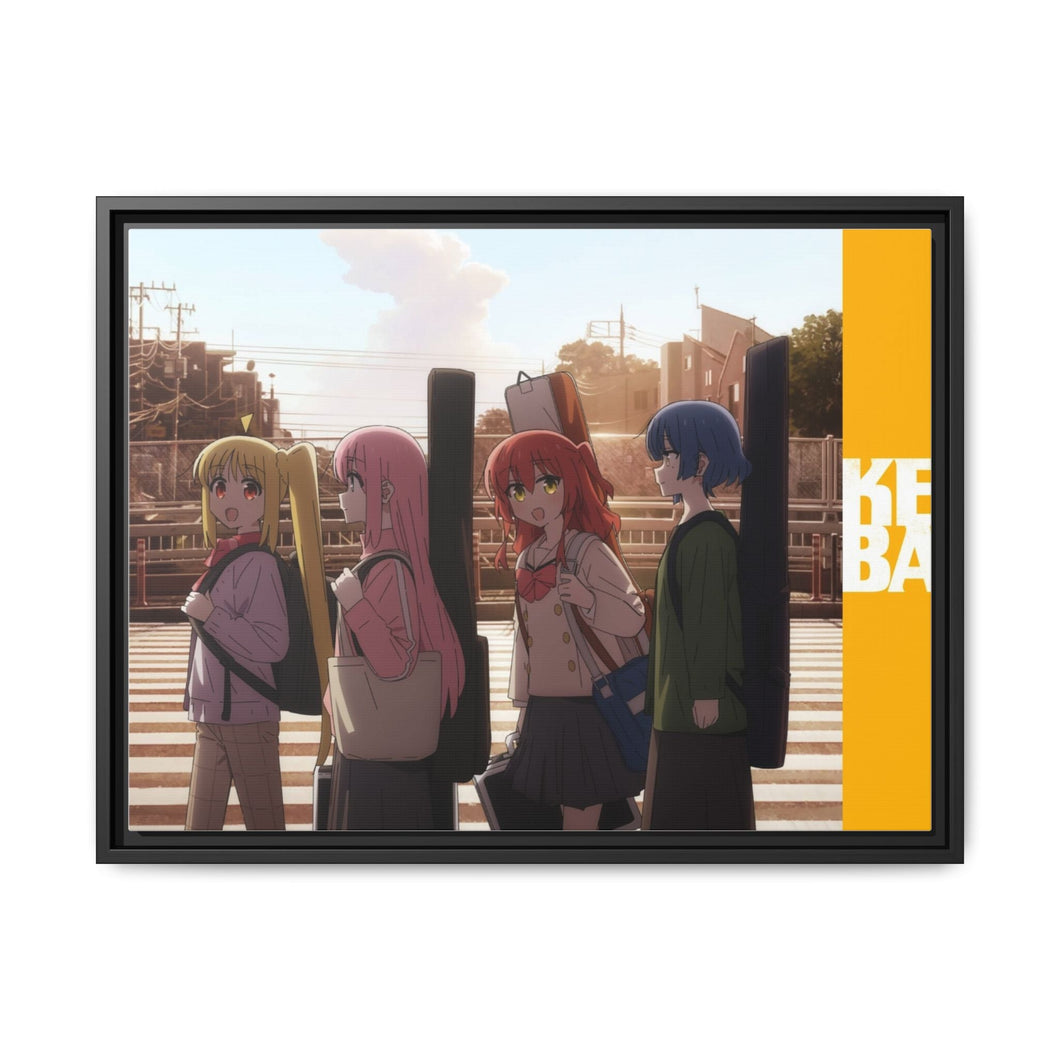 Kessoku Band | Bocchi the Rock! Canvas Framed Art Print