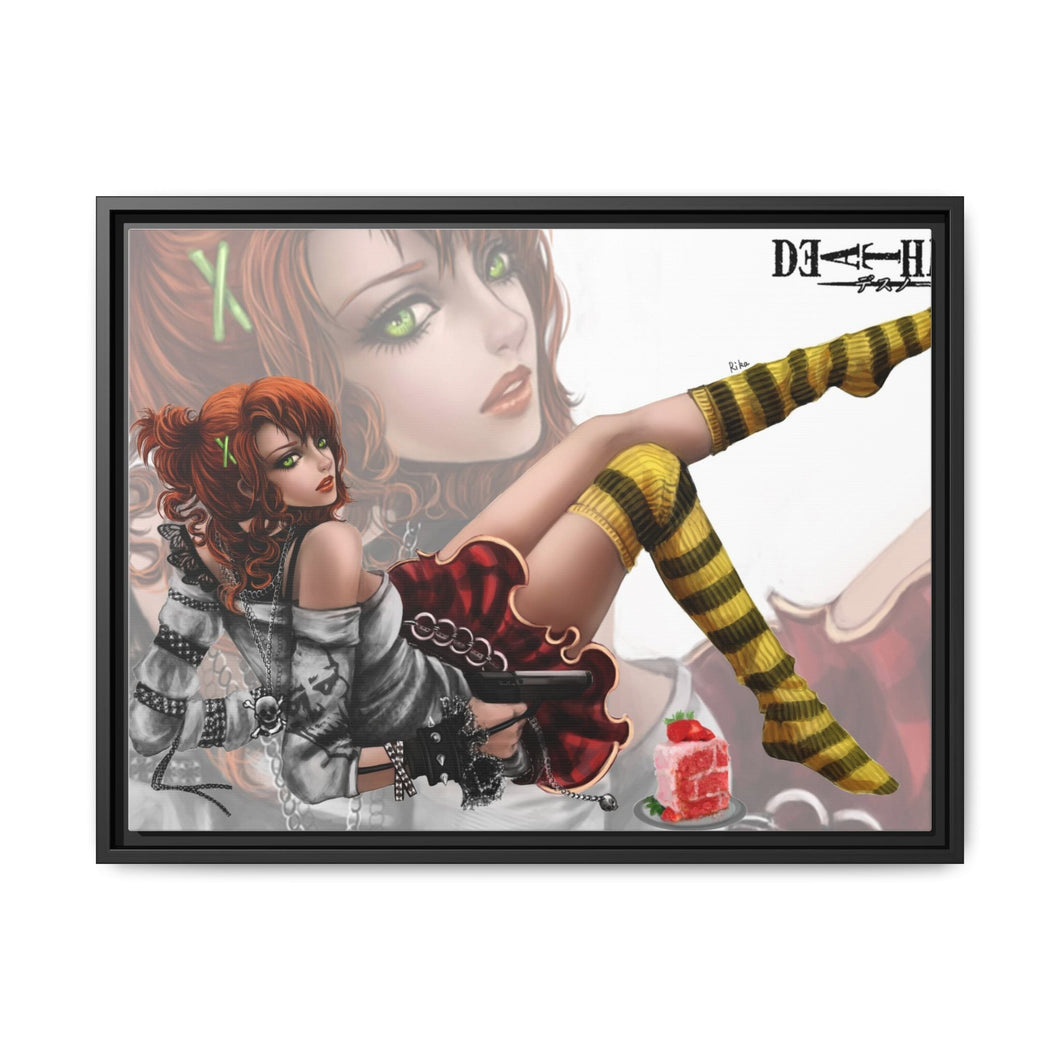 Death Note Canvas Framed Art Print
