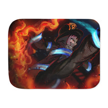 Load image into Gallery viewer, Fire Force Shinra Kusakabe Sherpa Blanket
