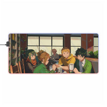 Load image into Gallery viewer, My Hero Academia Izuku Midoriya, Katsuki Bakugou, Tsuyu Asui RGB LED Mouse Pad (Desk Mat)
