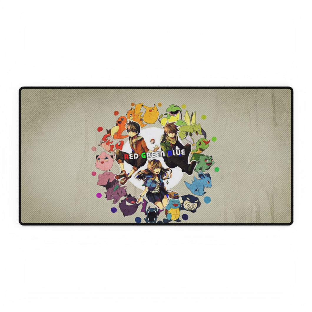 Pokemon: Red and Blue Mouse Pad (Desk Mat)