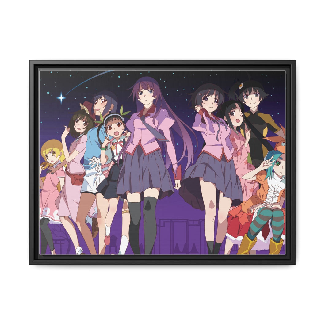 Monogatari (Series) Canvas Framed Art Print