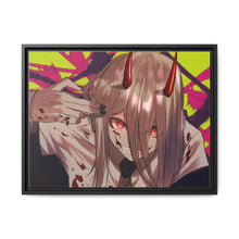 Load image into Gallery viewer, Anime Chainsaw Man Canvas Framed Art Print
