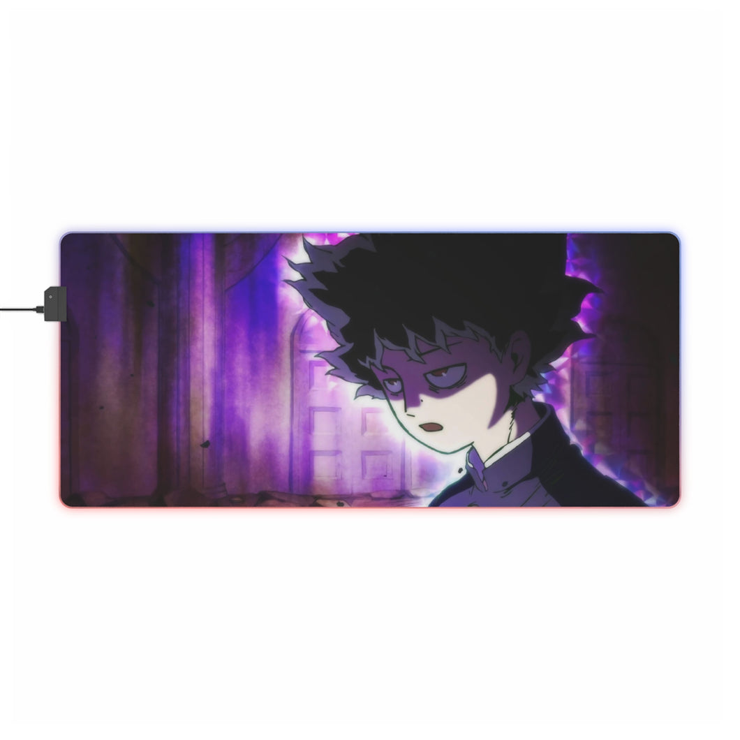 Anime Mob Psycho 100 RGB LED Mouse Pad (Desk Mat)