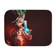 Load image into Gallery viewer, Anime Dr. Stone Sherpa Blanket
