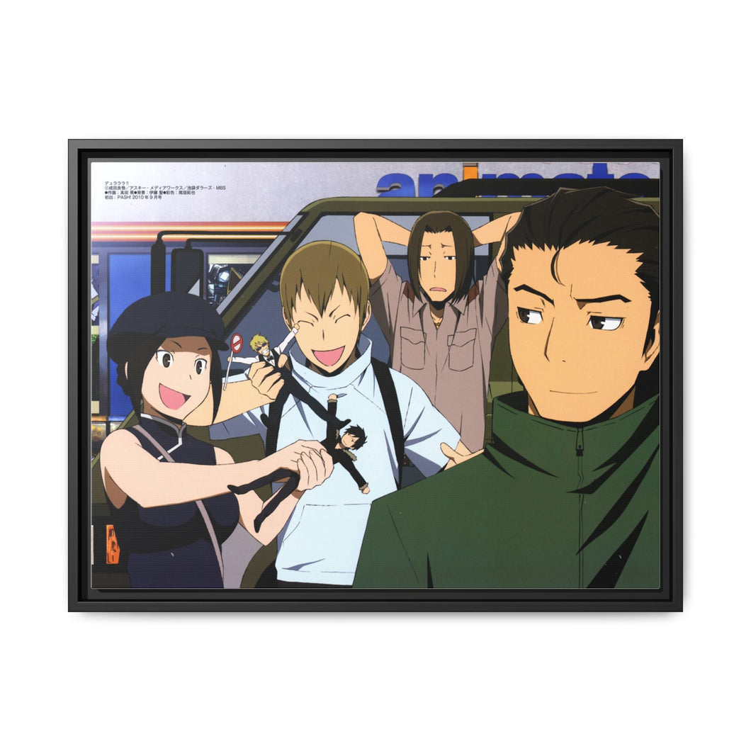 Durarara!! Canvas Framed Art Print