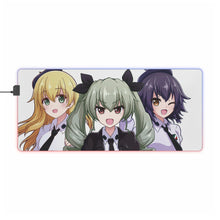 Load image into Gallery viewer, Girls und Panzer RGB LED Mouse Pad (Desk Mat)
