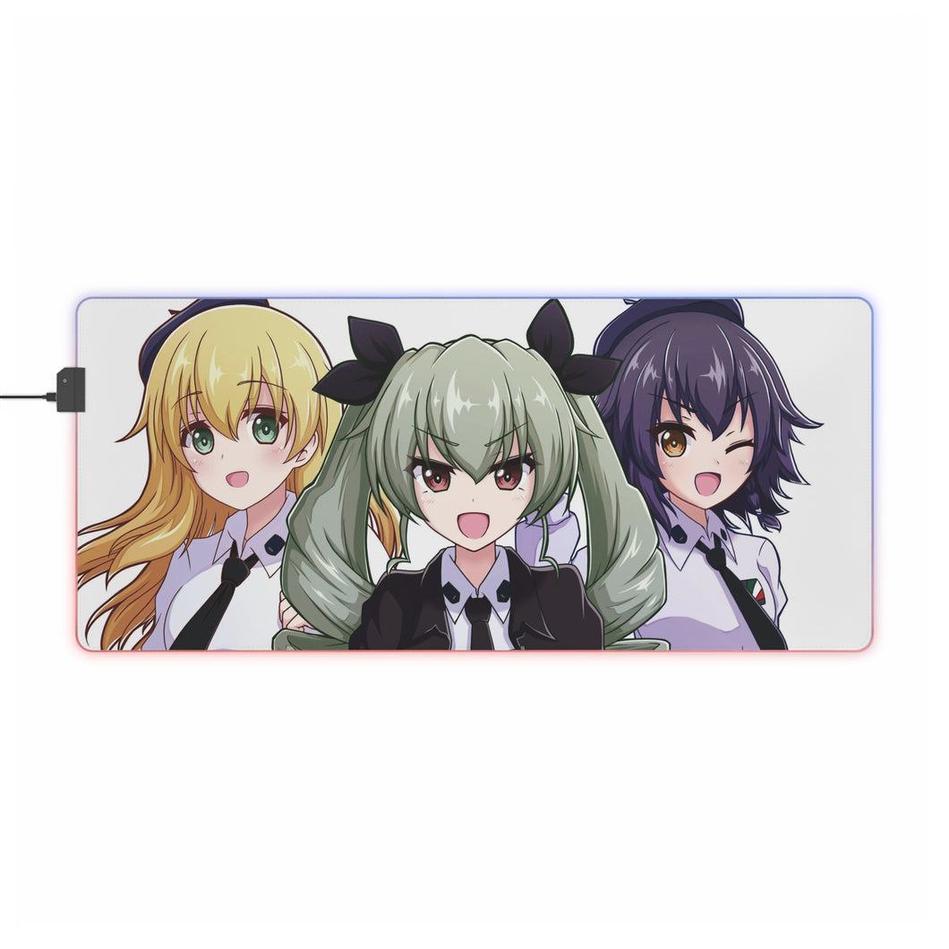 Girls und Panzer RGB LED Mouse Pad (Desk Mat)