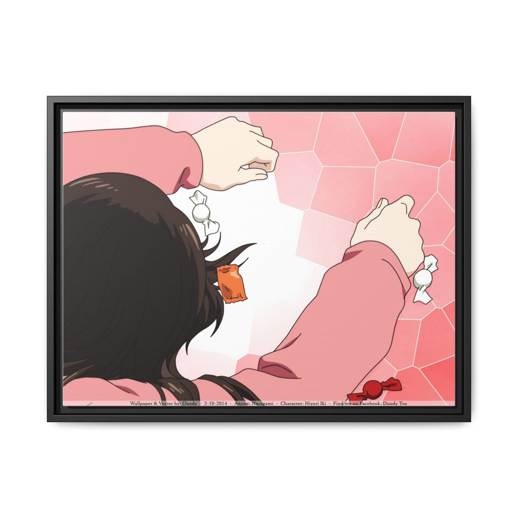 Anime Noragami Canvas Framed Art Print