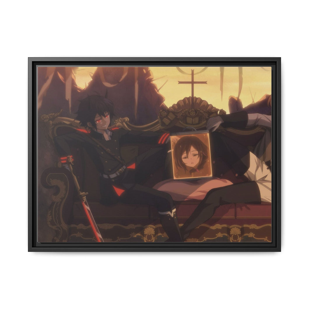 Seraph Of The End Canvas Framed Art Print