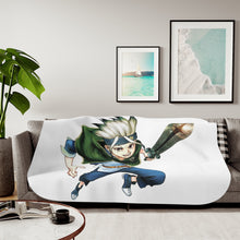 Load image into Gallery viewer, Anime Dr. Stone Sherpa Blanket
