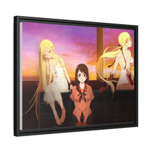 Load image into Gallery viewer, Kiss Shot and Hanekawa Canvas Framed Art Print
