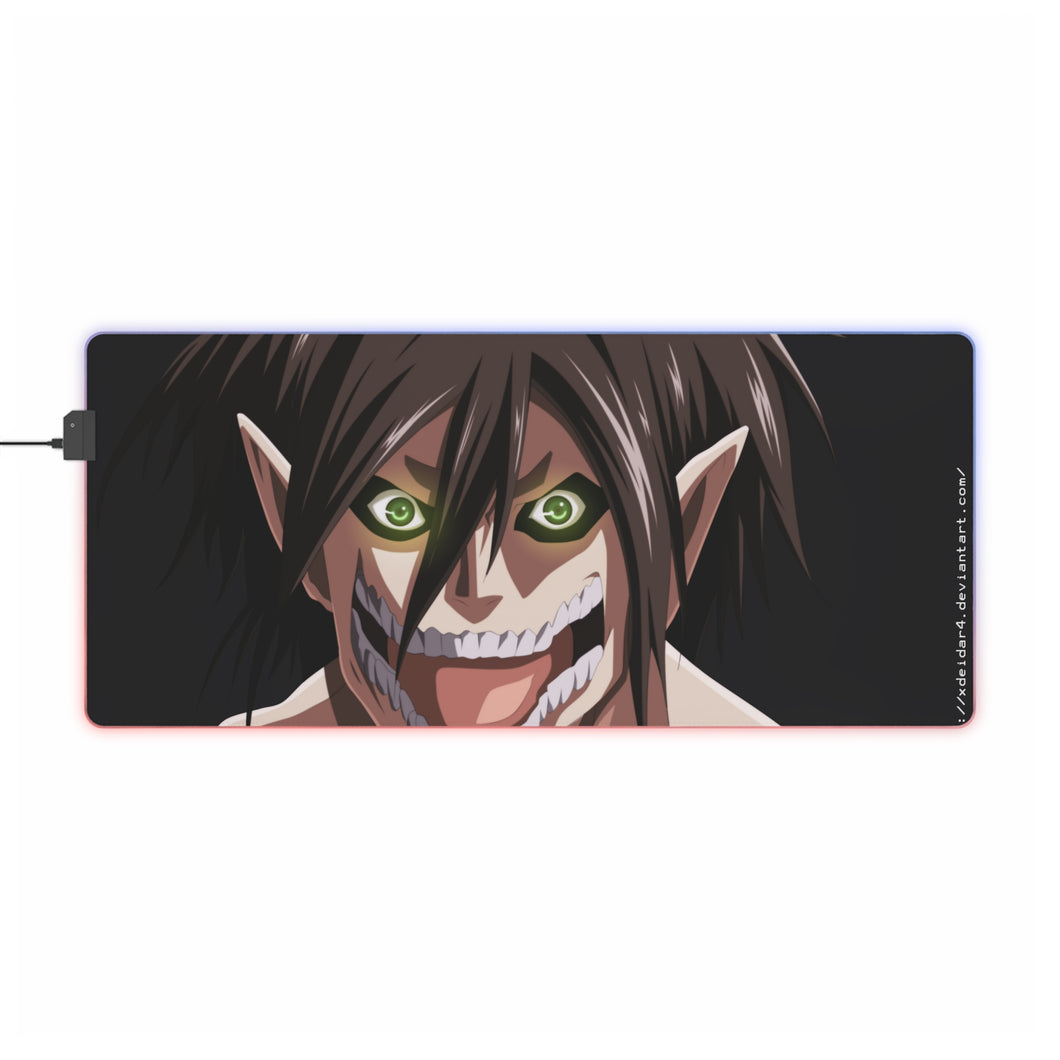 Anime Attack On Titan RGB LED Mouse Pad (Desk Mat)