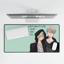 Load image into Gallery viewer, Yuri!!! On Ice Victor Nikiforov, Yuri Plisetsky Mouse Pad (Desk Mat)
