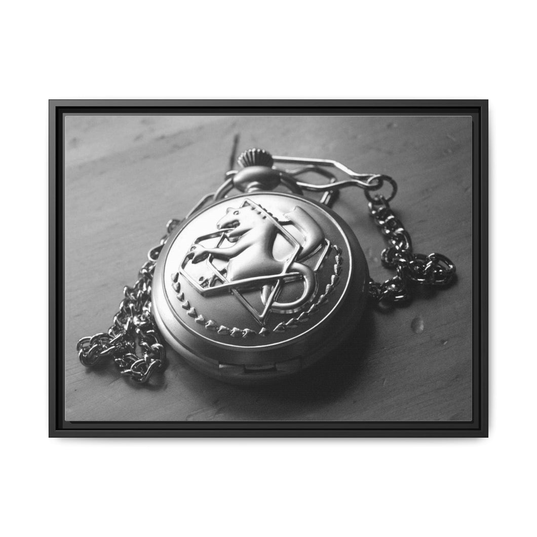 Anime FullMetal Alchemistr Canvas Framed Art Print