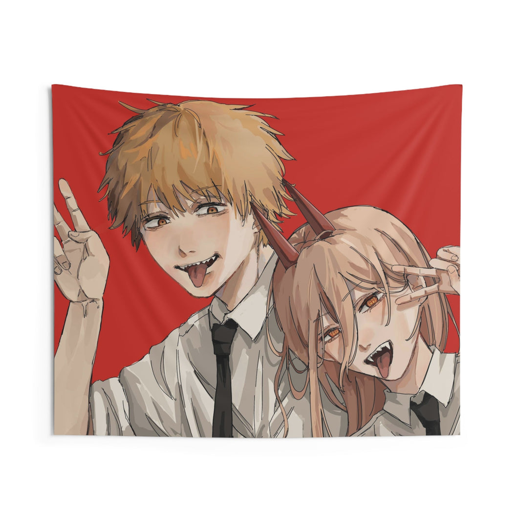Anime Chainsaw Man Indoor Wall Tapestry