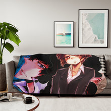 Load image into Gallery viewer, Psycho- Pass Main Members Sherpa Blanket
