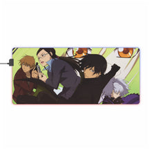 Load image into Gallery viewer, Darker Than Black Hei, Yin, Mao, Misaki Kirihara, Amber RGB LED Mouse Pad (Desk Mat)
