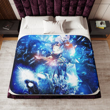 Load image into Gallery viewer, Blue Exorcist Sherpa Blanket
